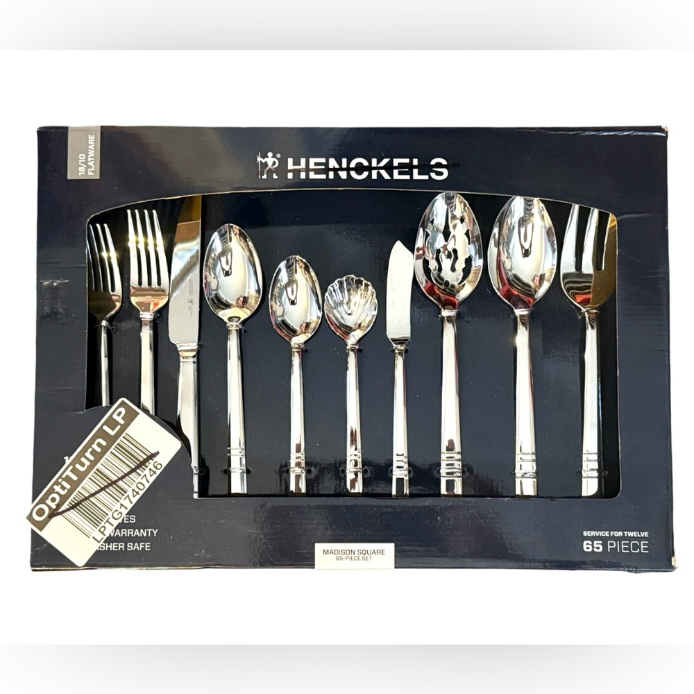 Henckels - Madison Square 65-piece Flatware Set